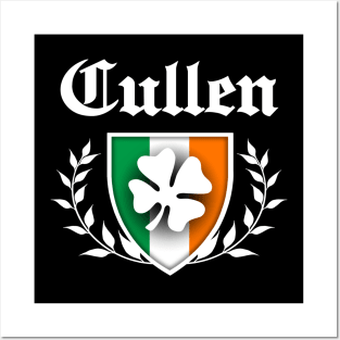 Cullen Shamrock Crest Posters and Art